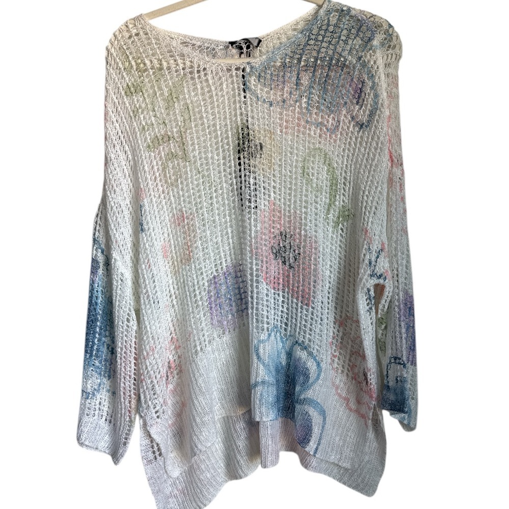 Charlies Fishnet Crochet Long Sleeve - Picture 4 of 6